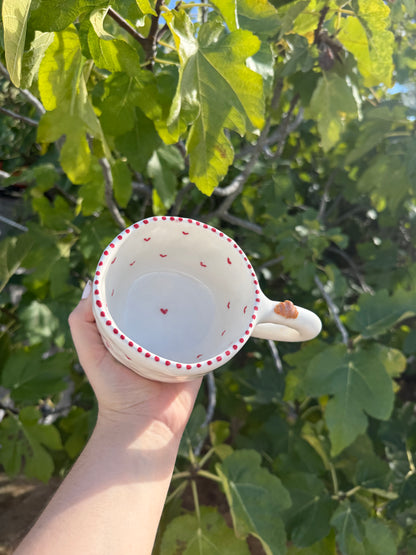 Taza corazoncitos 🥐