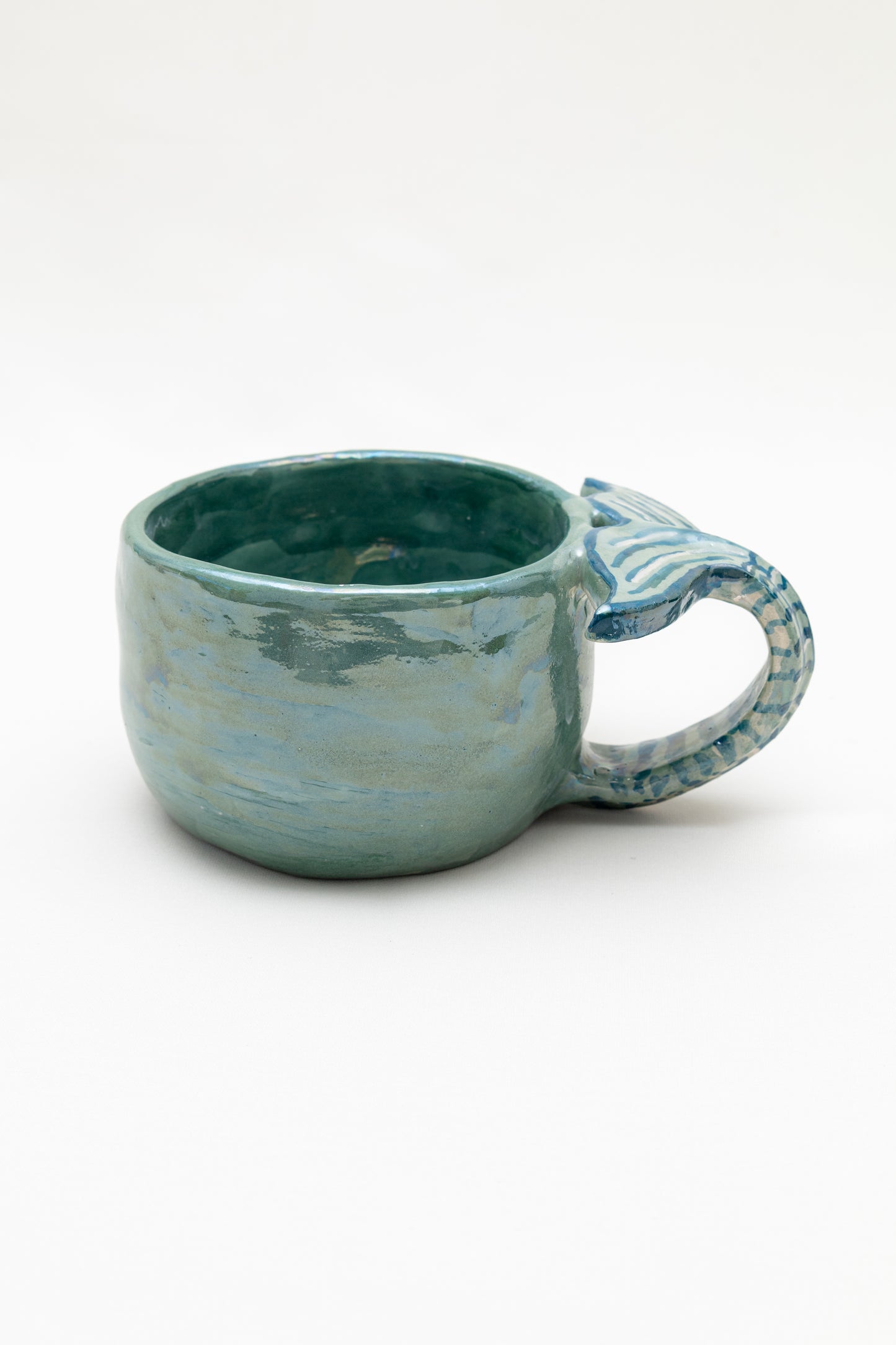 Taza sirena verde