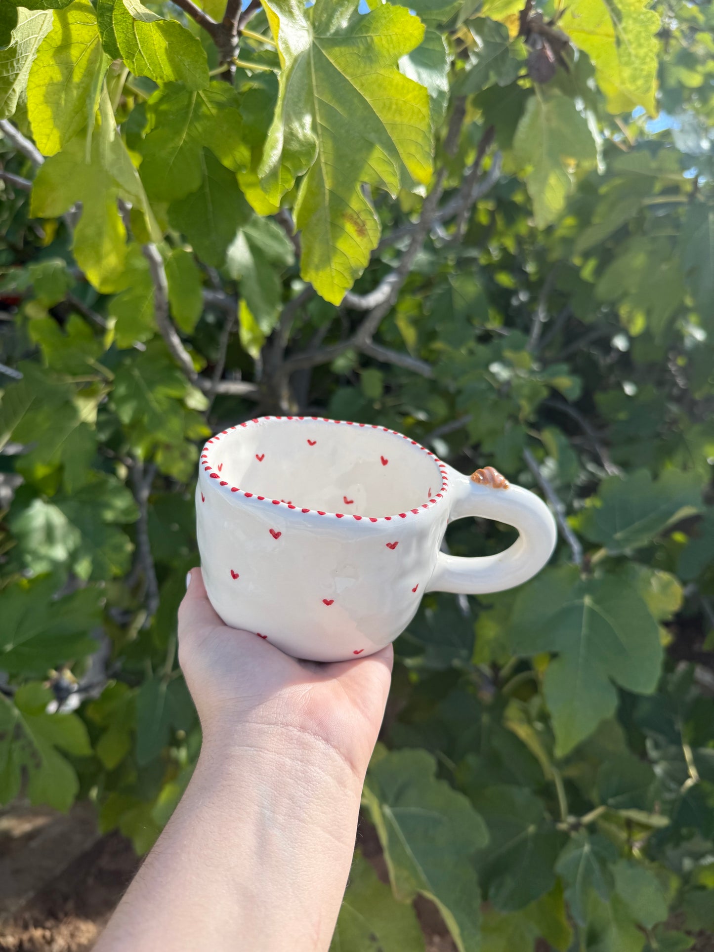 Taza corazoncitos 🥐