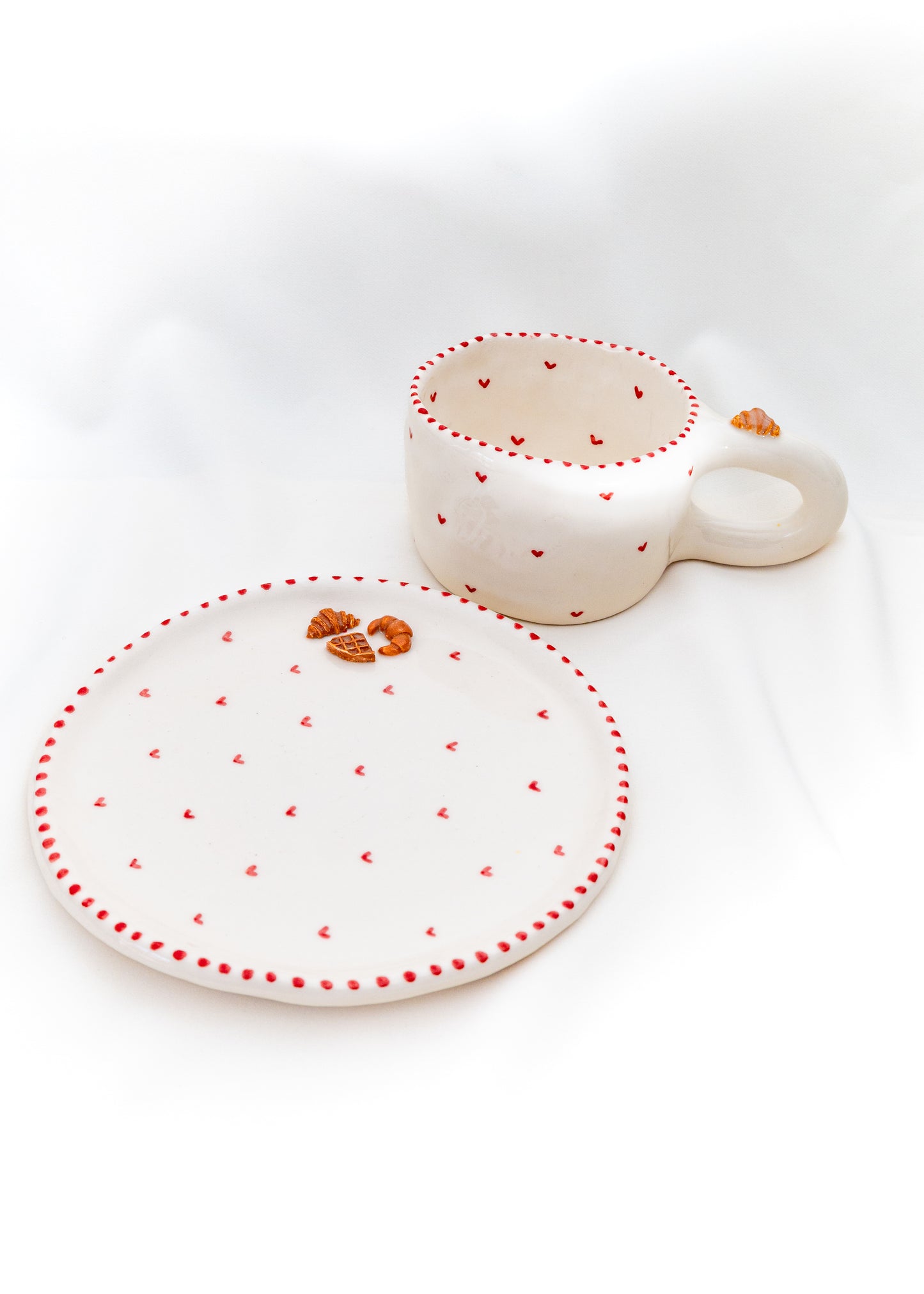 Heart Cup + Plate Pack